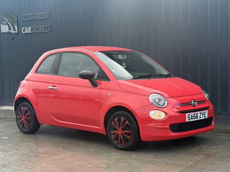 2016 Fiat 500 1.2 Pop Euro 6 (s/s) 3dr HATCHBACK Petrol Manual