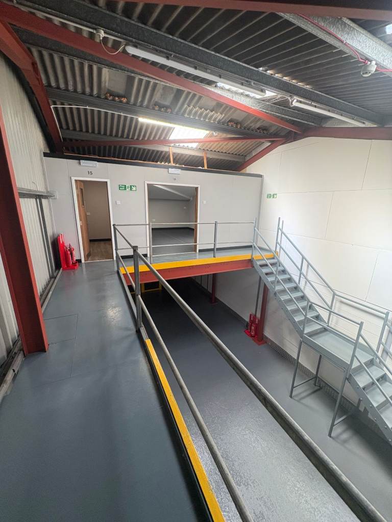 Modern First Floor Office Suite with Workshop – Available Now