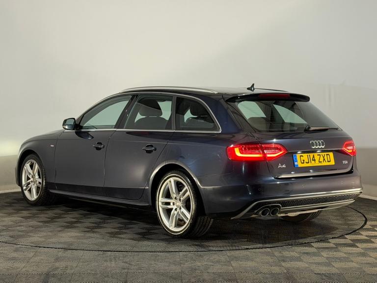 2014 AUDI A4 S LINE 2.0 DIESEL TDI ESTATE 1 PREVIOUS OWNER £165 TAX 60+ MPG