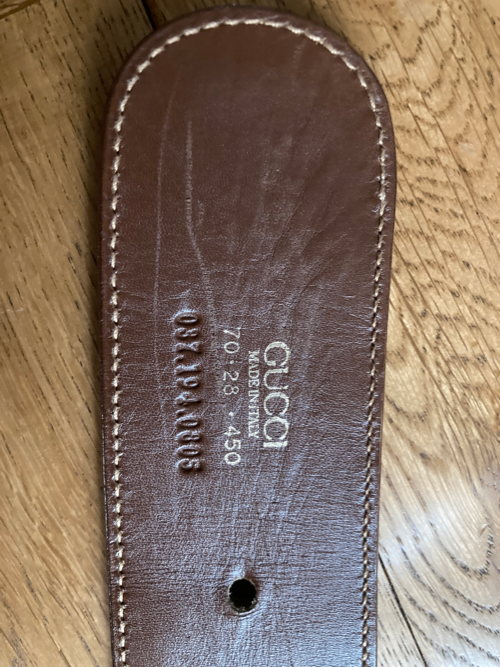Ladies Gucci Crocodile vintage belt (small)
