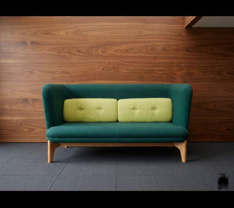 Orangebox Coze medium back 2 seater reception sofa .