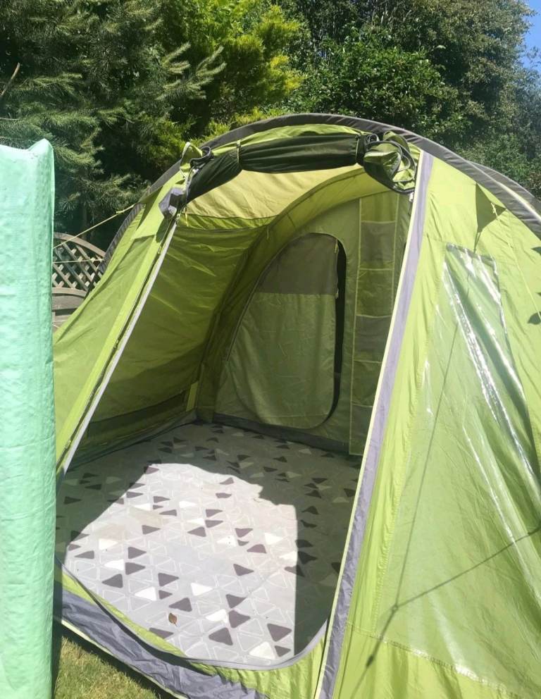 Tent, Awning, Carpet, Extra Ground sheet, storage tent, inside sleeping compartment.