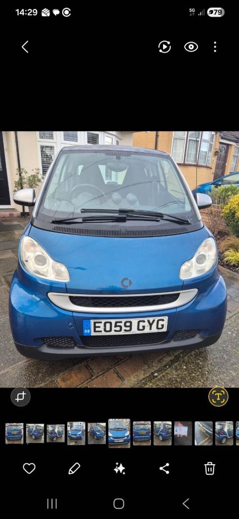 Smart, FORTWO COUPE, Coupe, 2009, Semi-Auto, 999 (cc), 2 doors