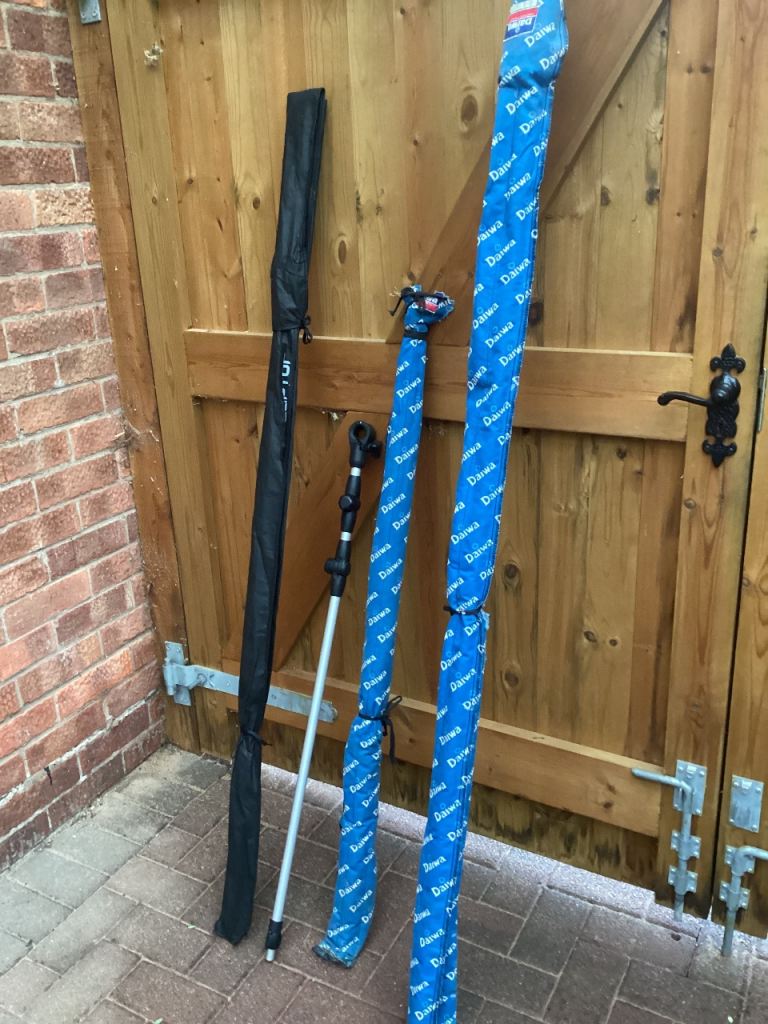 DAIWA fishing Rods, Fox feeder arm etc