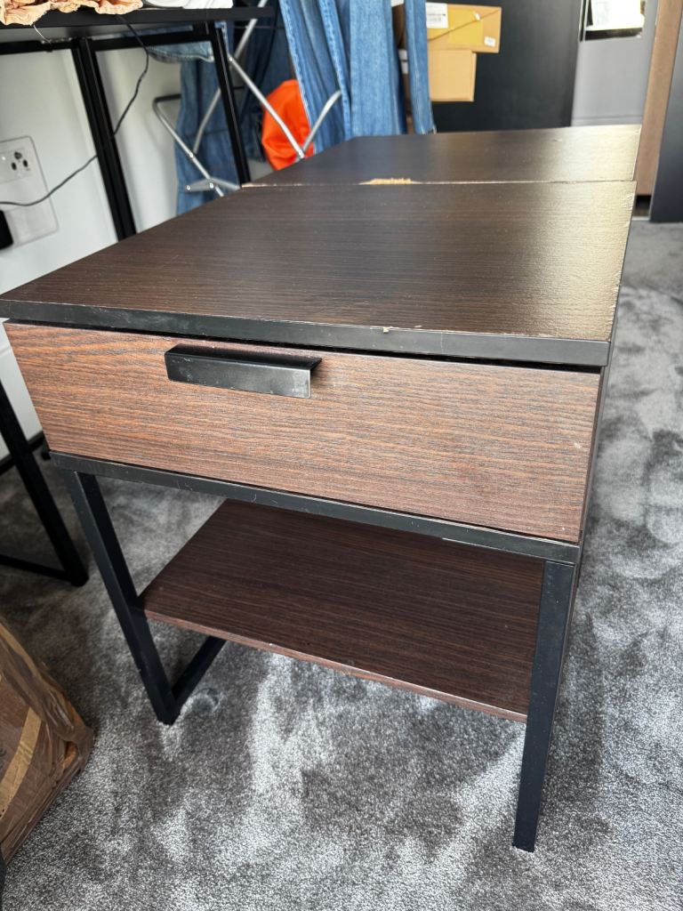 Ikea set of 2 bedside tables 