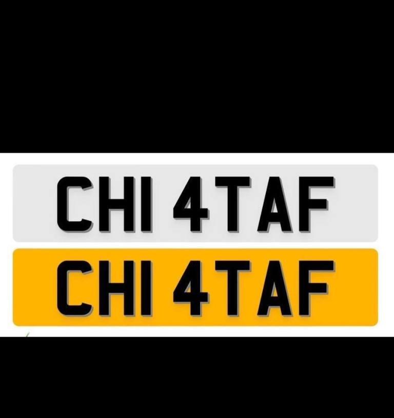ATAF PRIVATE NUMBER PLATE 