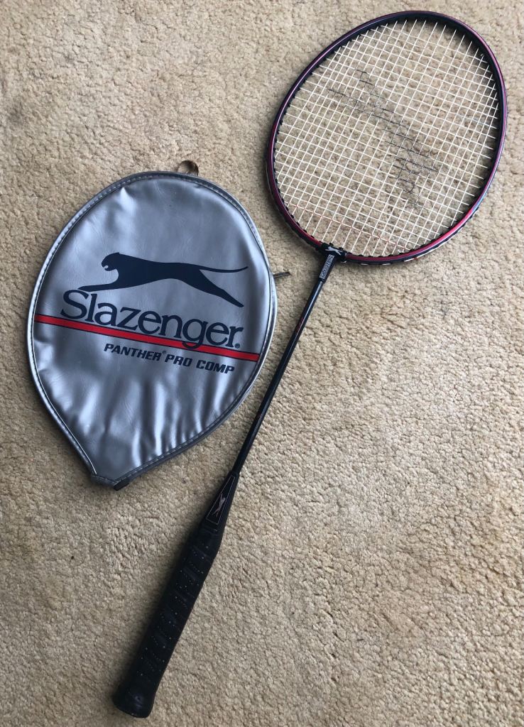 Slazenger PANTHER PRO Badminton Racket with Cover VG Condition 