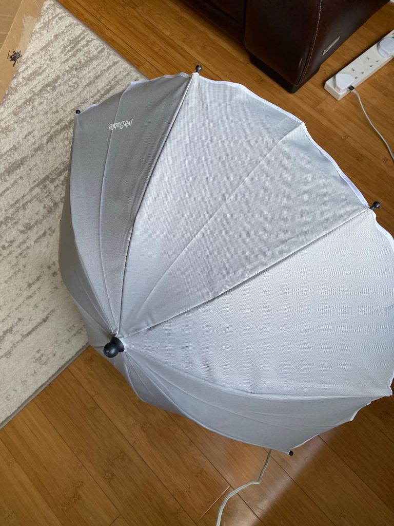 My Babiie grey parasol new in box