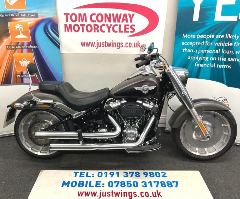 HARLEY DAVIDSON FLFBS FATBOY 114, 2019(19), 2 OWNERS, 2,118 MILES, V & H, £13995