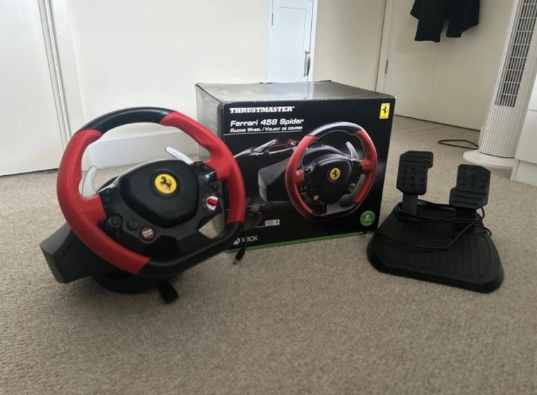 458 driving wheel and pedal Xbox one / series x / s 