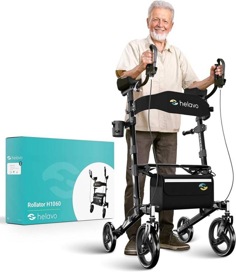 Helavo Upright Walker with Seat  Brand New