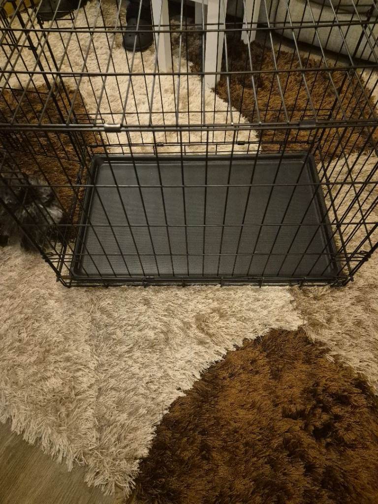 Dog crate with cover