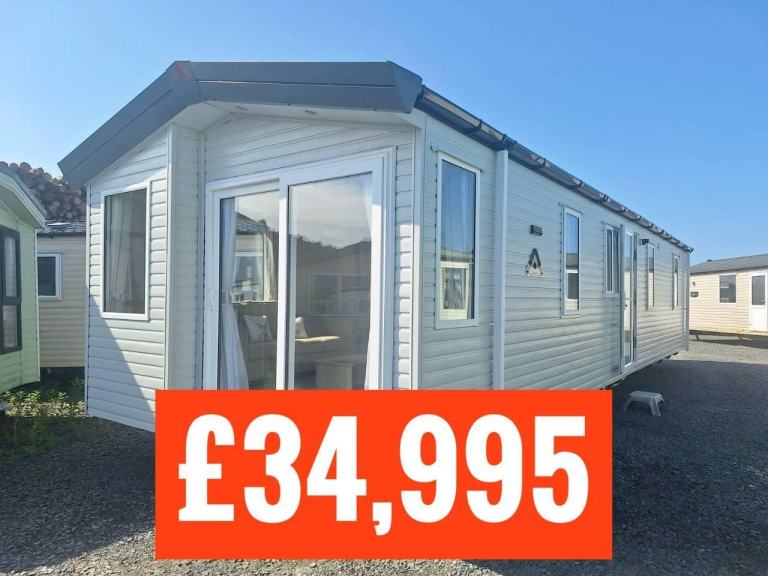 OFF SITE static caravan Scotland double glazed & heated 40x12x2 Atlas Debonaire
