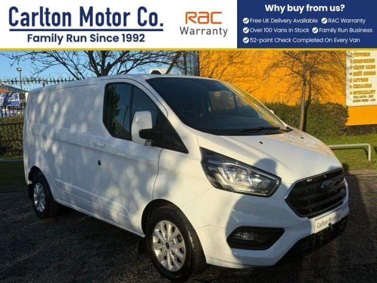 2022 Ford Transit Custom 2.0 300 EcoBlue Limited Panel Van 5dr Diesel Manual L1 