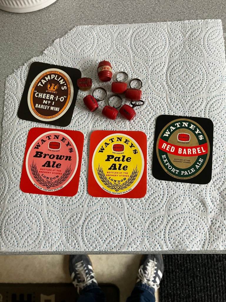 VARIOUS VINTAGE WATNEYS MEMORABILIA JOB LOT