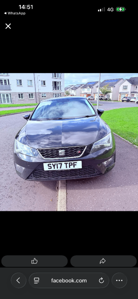 Seat, LEON, Hatchback, 2017, Manual, 1968 (cc), 3 doors. Diesel