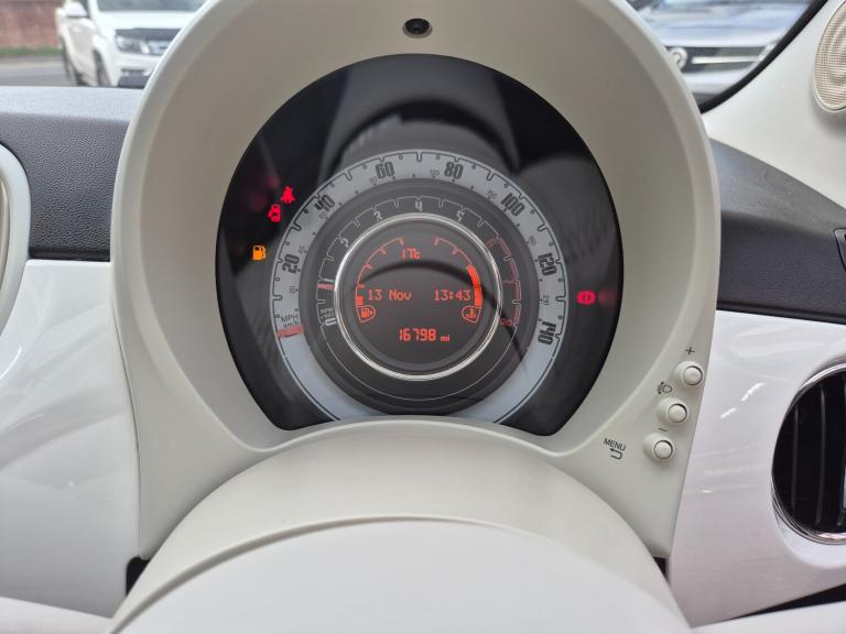 2018 Fiat 500 1.2 Lounge Hatchback 3dr Petrol Manual Euro 6 (s/s) (69 bhp)