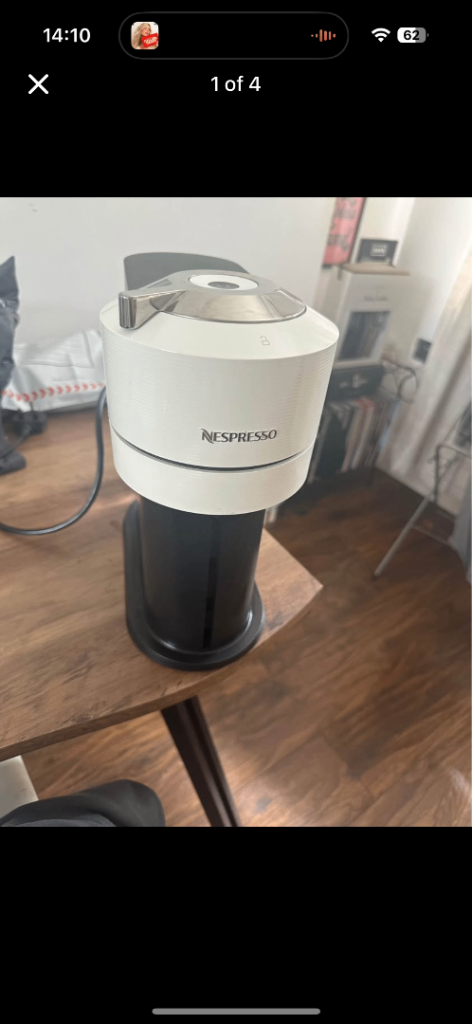 Nespresso vertuo coffee machine