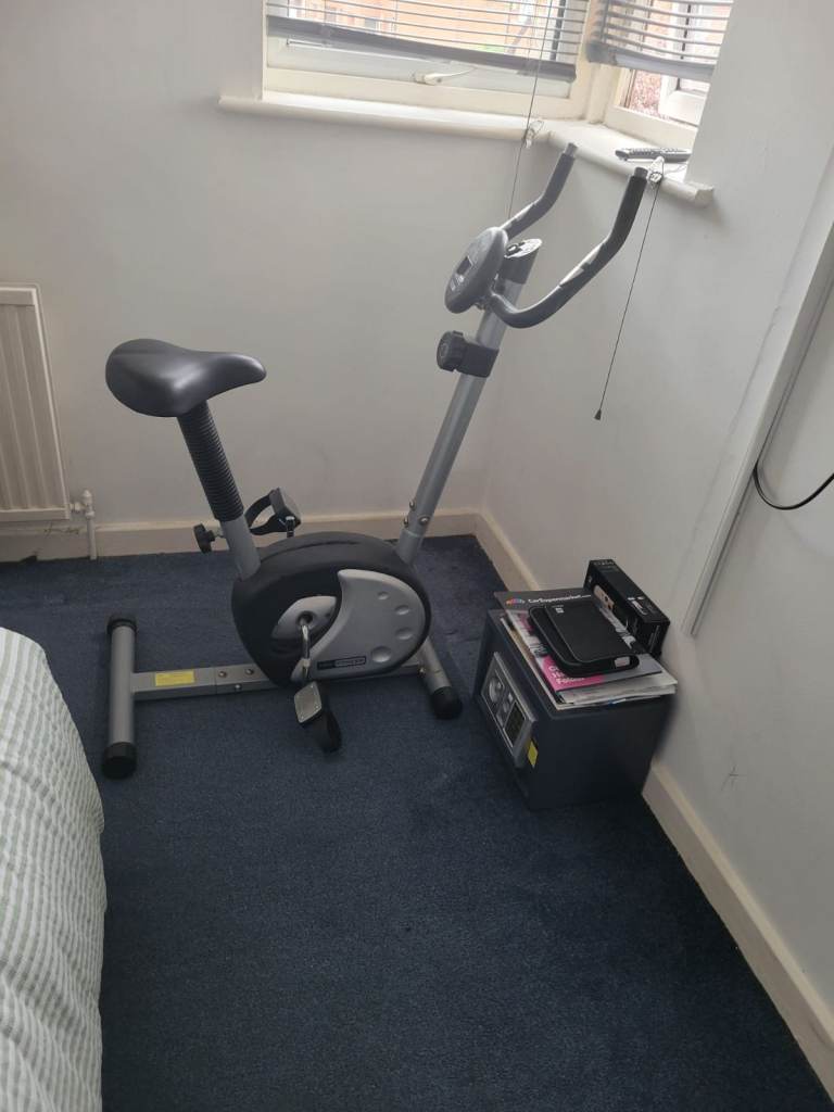 Exercise Bike – Grey and Black, Good Condition