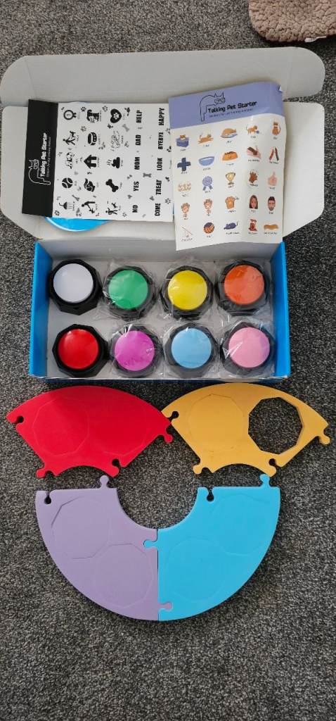 8 dog buttons, pet buttons for communication, recordable buttons