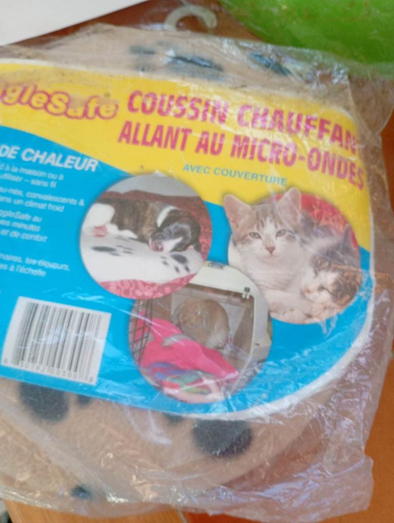 Pet cat rabbit heated heat pad cushion microwaveable 