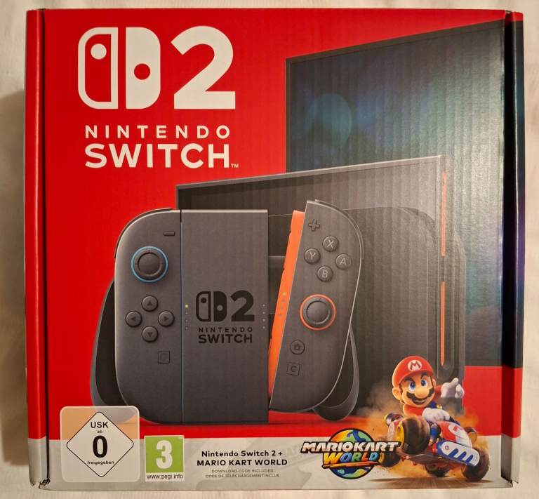 New sealed NINTENDO SWITCH 2 with mario kart