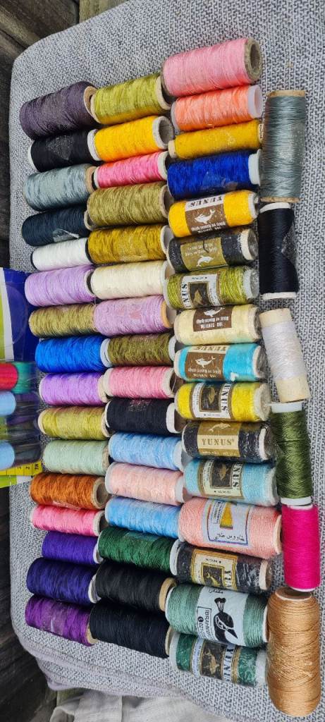 Large Sewing & Embroidery Thread Bundle – 54 Spools   - Various Colours