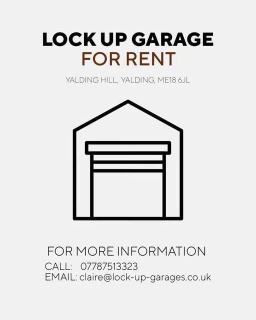 Lock Up Garage to Rent- Yalding ME18