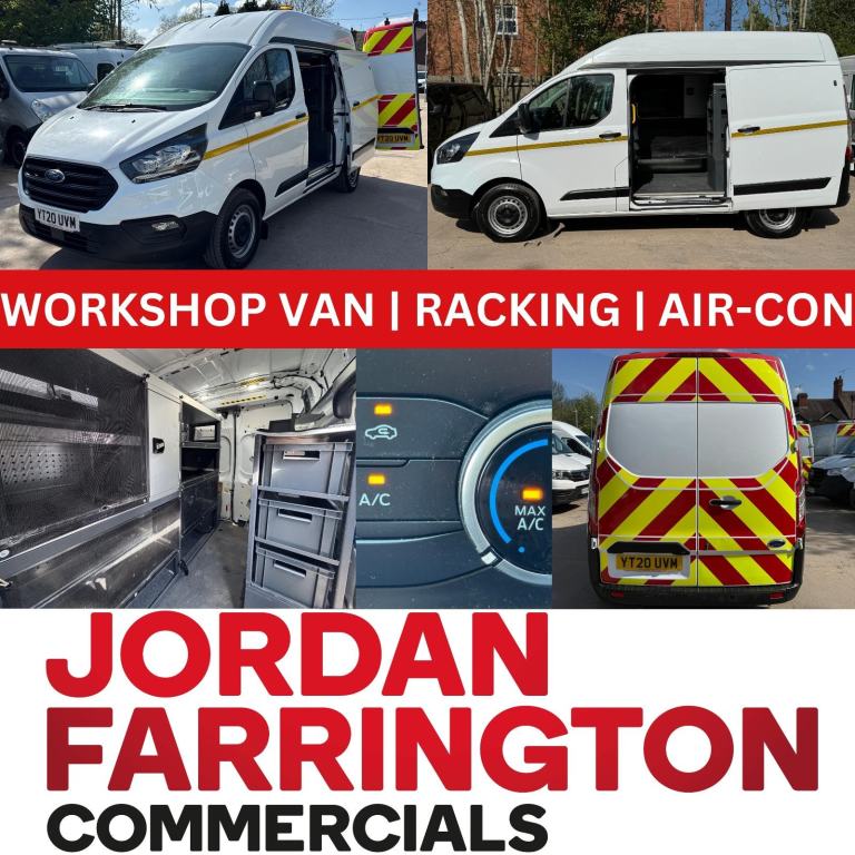 2020 FORD TRANSIT CUSTOM L1H2 EU6 UTILITY SPEC FITTERS / ENGINEERS WORKSHOP VAN
