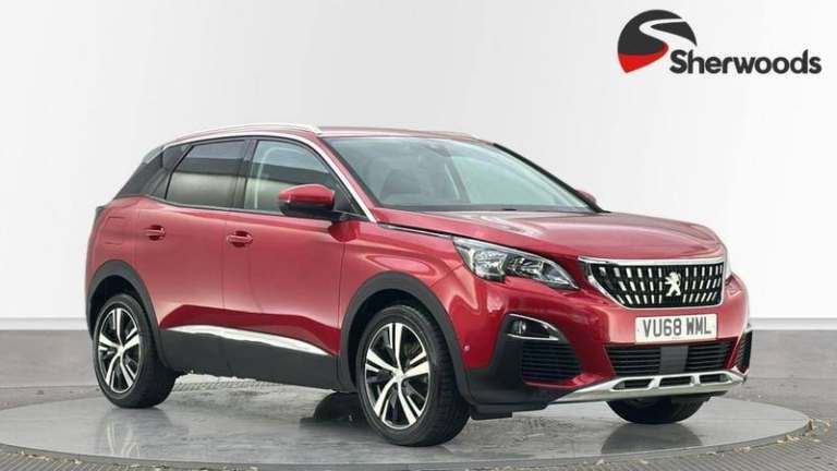 2018 Peugeot 3008 1.5 BlueHDi Allure SUV 5dr Diesel Manual Euro 6 (s/s) (130 ps) Manual Estate Di...
