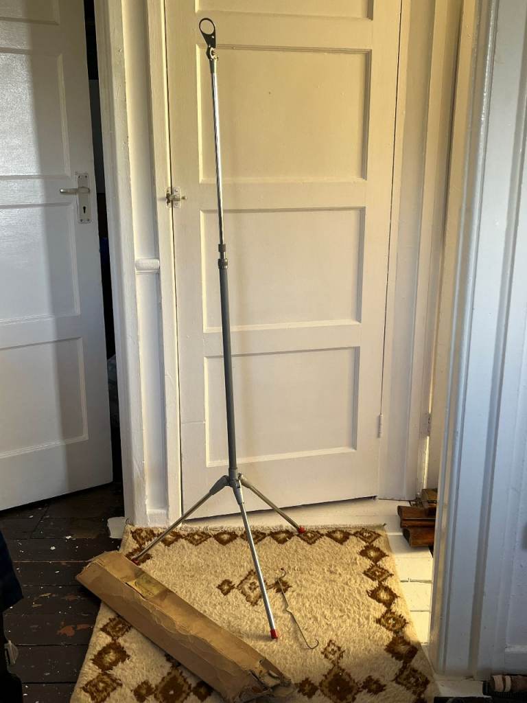 Vintage 1960s Sputnik Style Tripod Stand for Projector Screen.