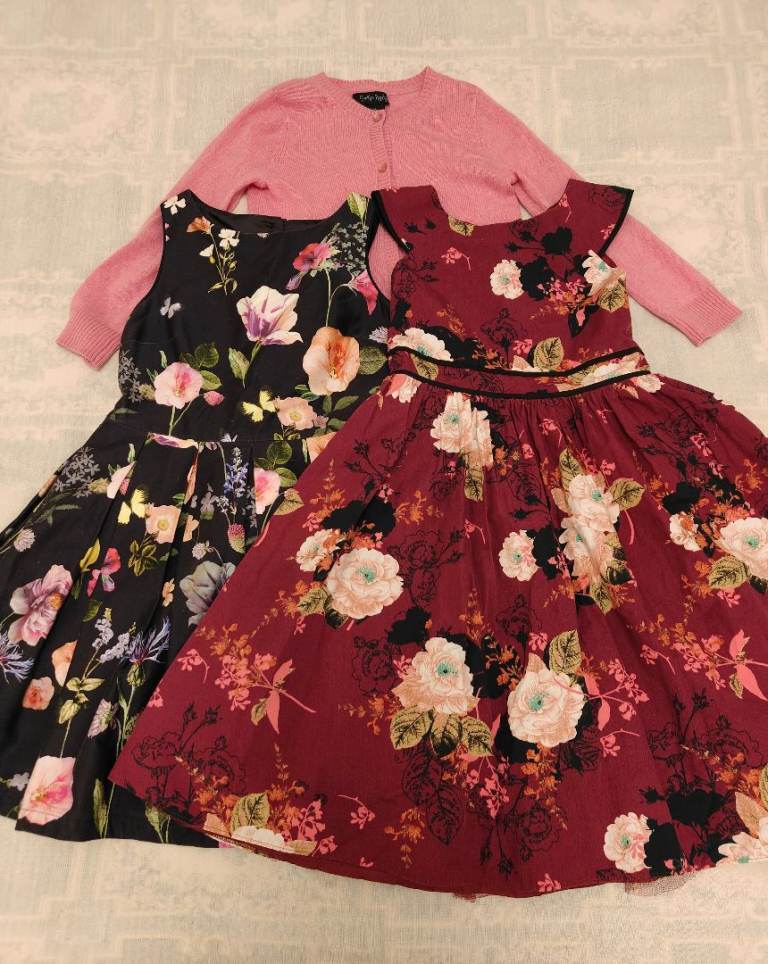 Girls dresses and cardigan bundle for sale