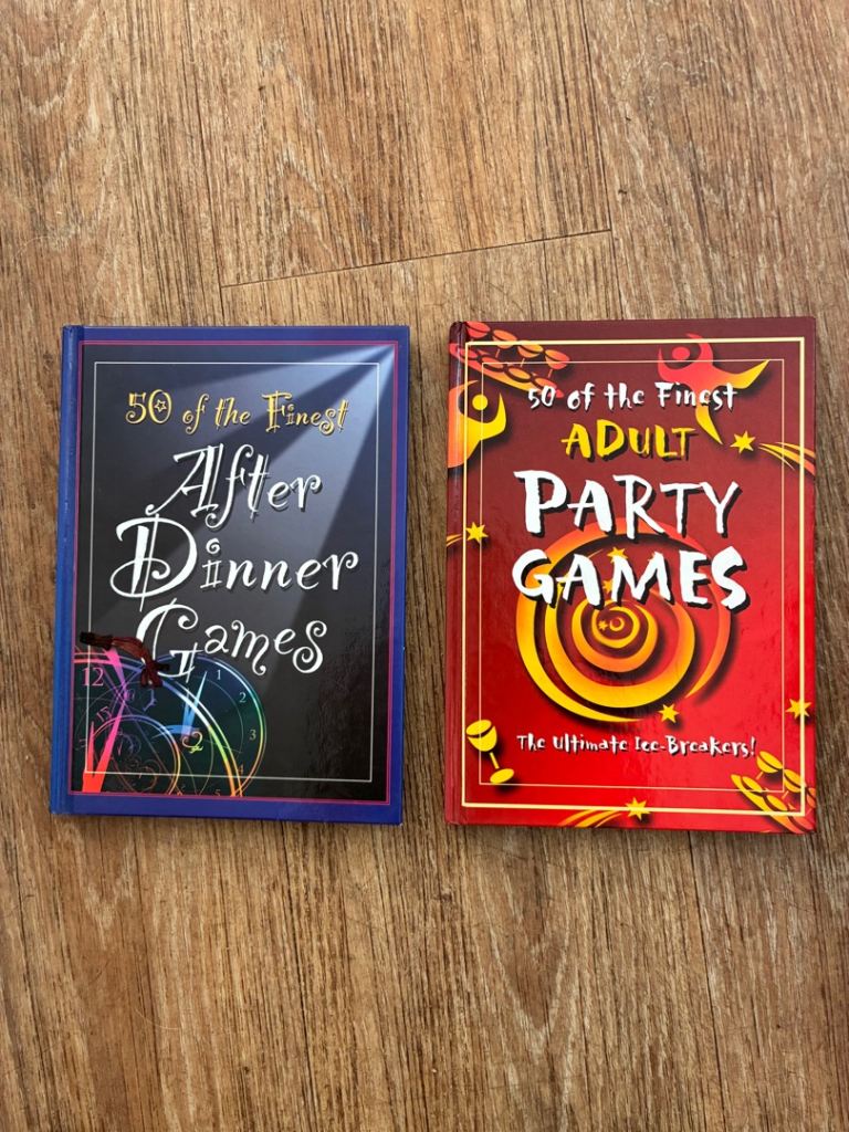 Two books of adult party games - After Dinner & Adult Edition
