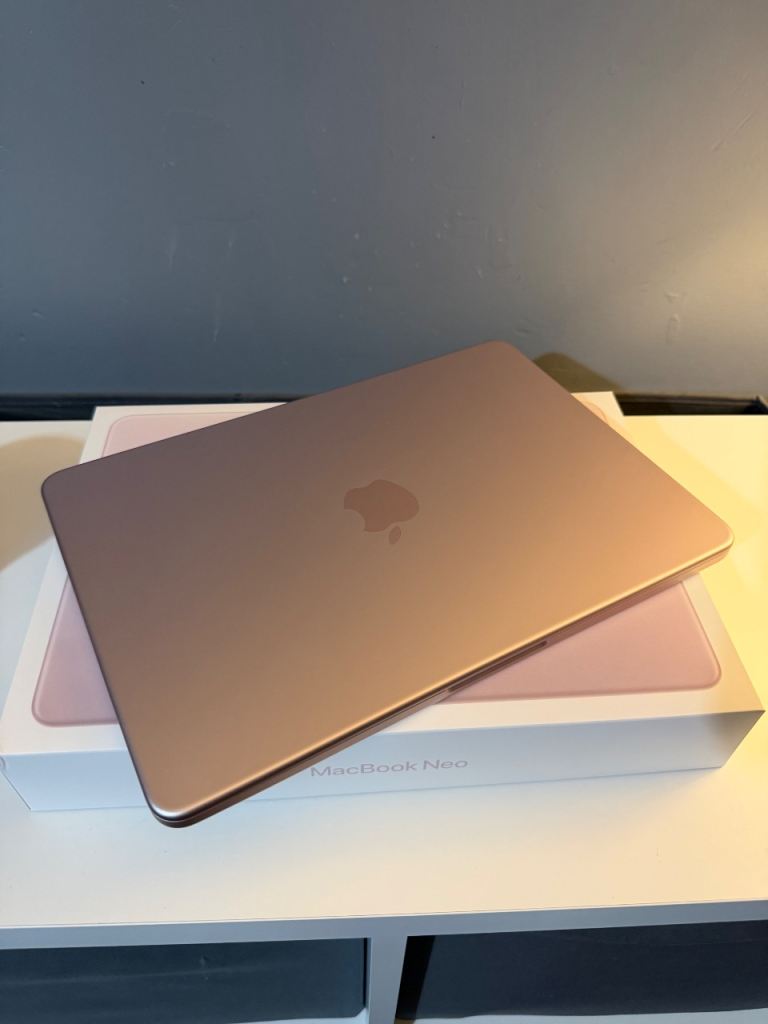 Apple MacBook Neo Laptop – Rose Gold, As Good As New