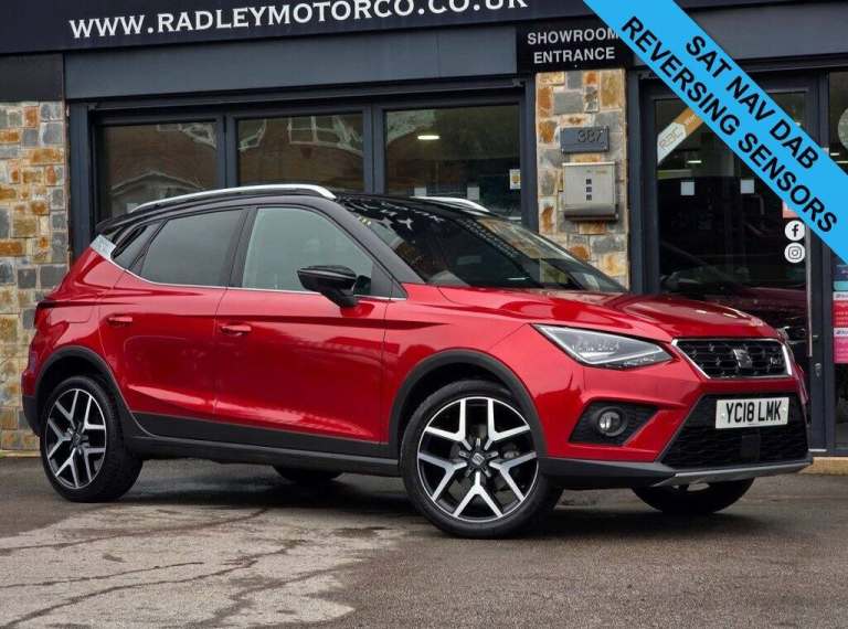 2018 SEAT Arona 1.0 TSI FR Sport SUV 5dr Petrol DSG Euro 6 (s/s) (115 ps) HATCHBACK Petrol Automatic