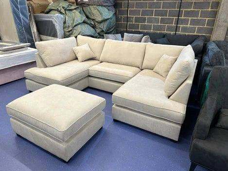 New Carnaby Cinema U Shape Corner Sofa Bed | Free Delivery