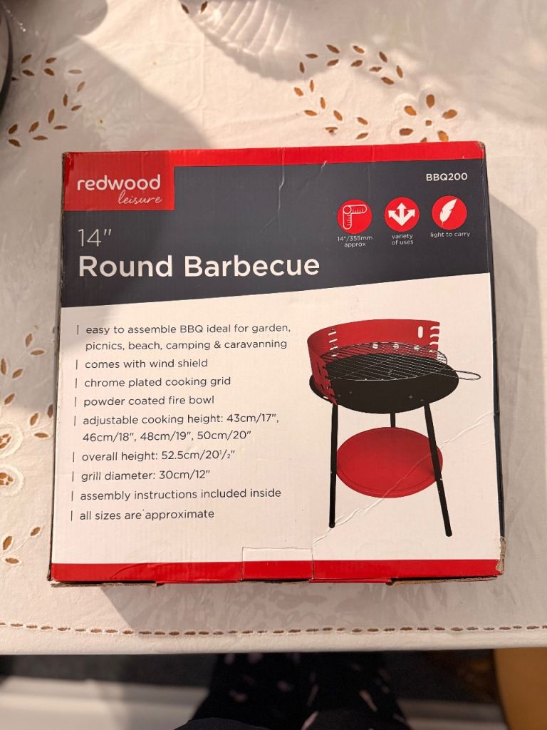 14” Round Barbecue Grill - Brand New 
