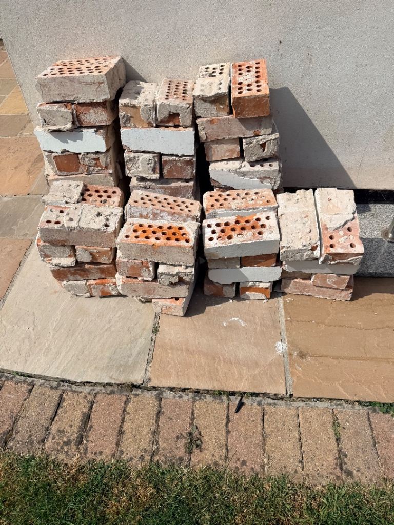 Reclaimed Bricks –from 1930’s house from internal wall