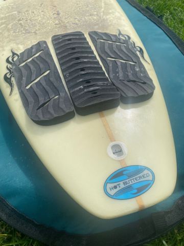 HB Surfboard FREE DELIVERY 6'8 Board Hot Buttered Vintage 5 fin