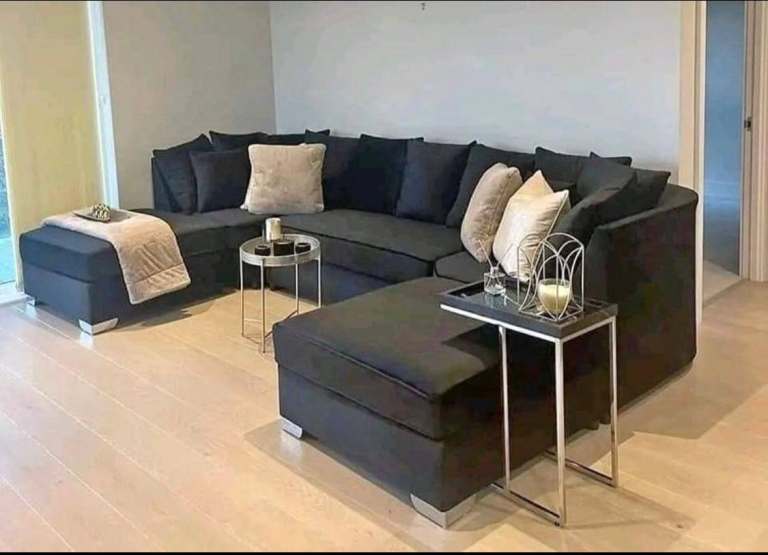 New U Shape Corner Sofa  2 Seater & 3 Seater Sofa Free Delivery 