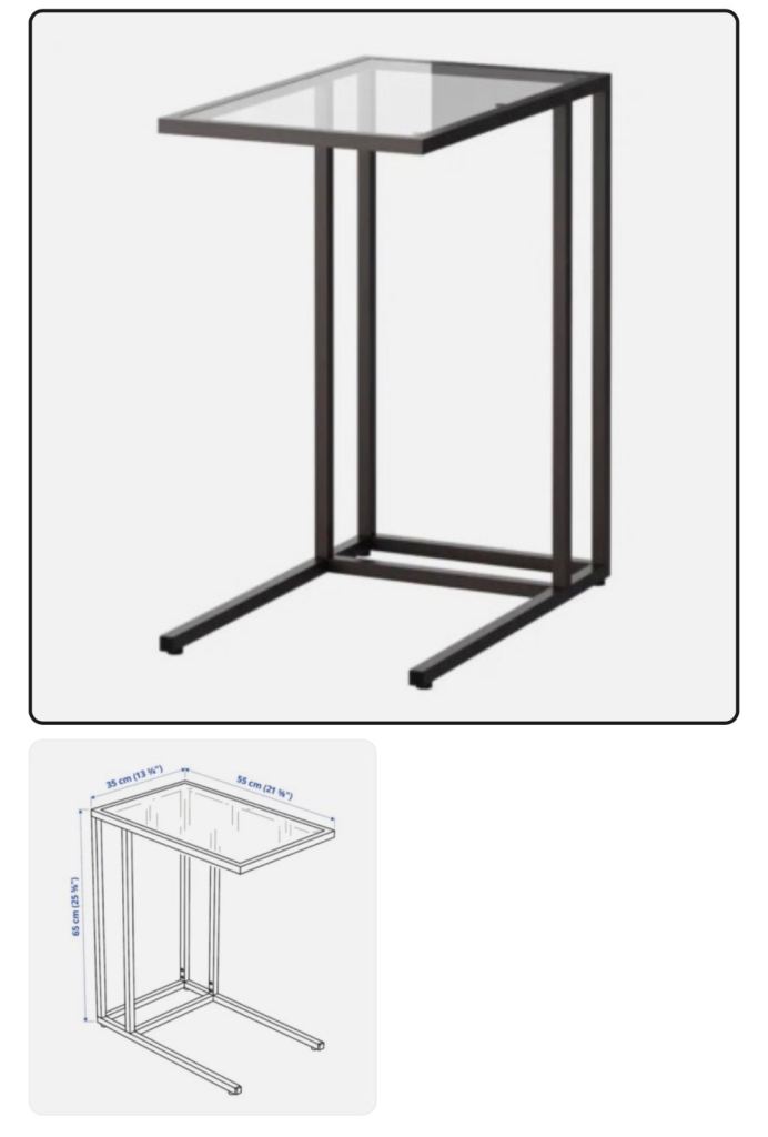 Side - laptop table (IKEA)