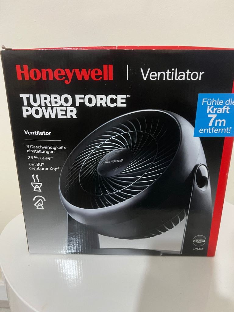 Honeywell Turbo Force Power Air Circulator – Black Fan