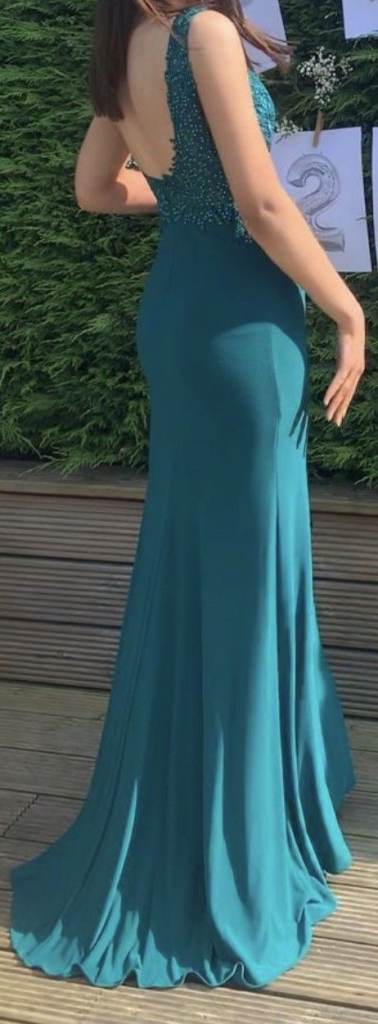 Green Prom Dress Size 8