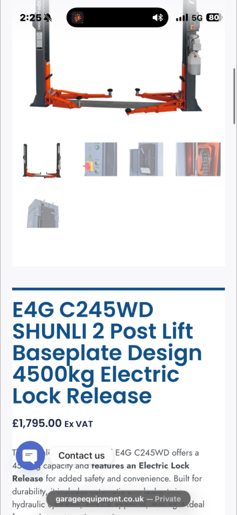 2 post ramp
