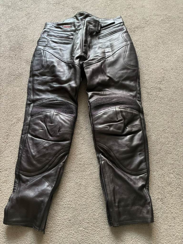 Ladies Motorcycle Leather Trousers