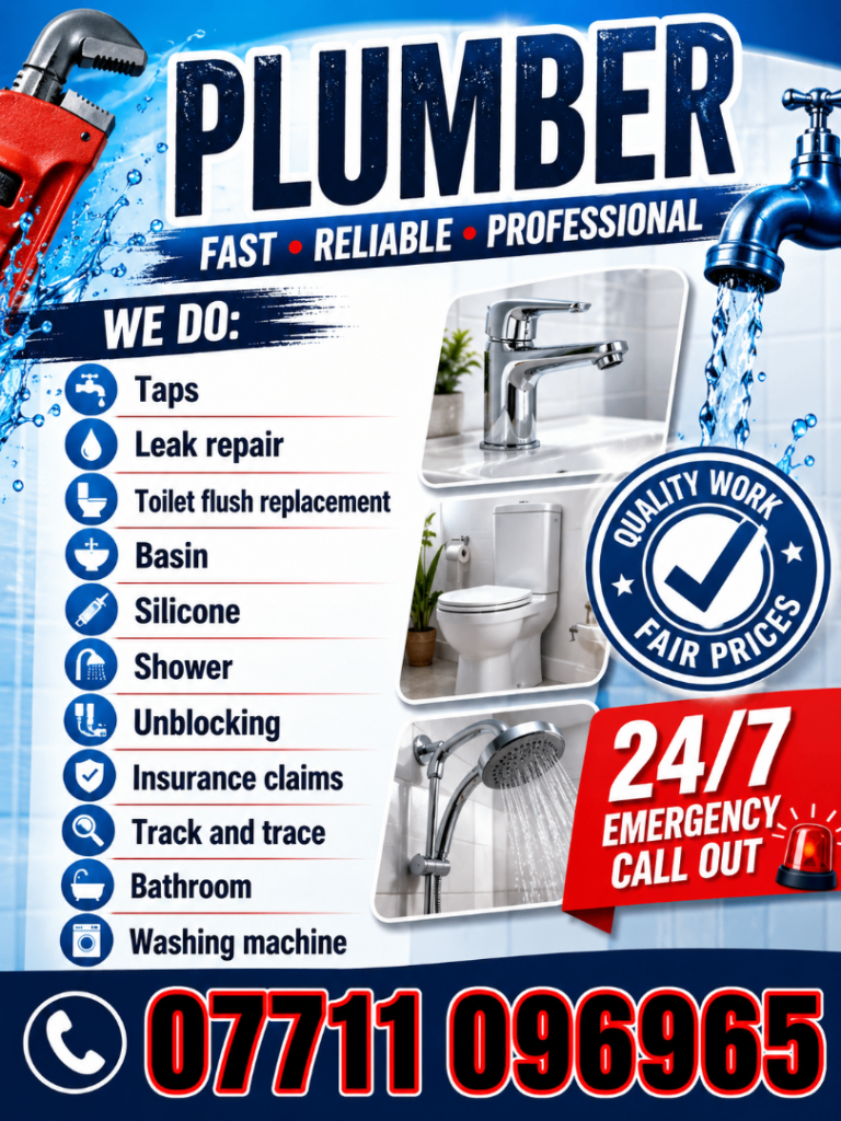 Plumber available, anytime, anywhere
