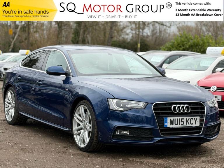 2015 Audi A5 2.0 TDI S line Sportback Euro 5 (s/s) 5dr HATCHBACK Diesel Manual