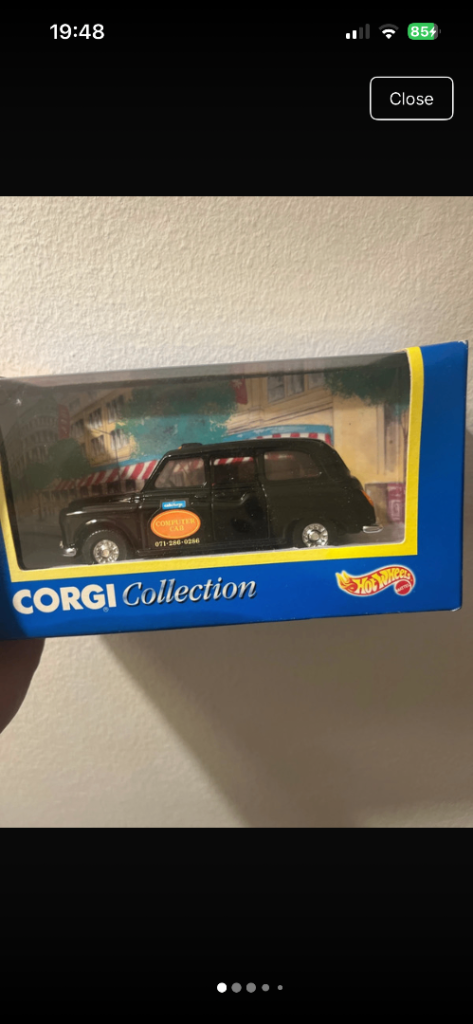 Corgi Collection London Taxi Die-Cast Model Car - New in Box