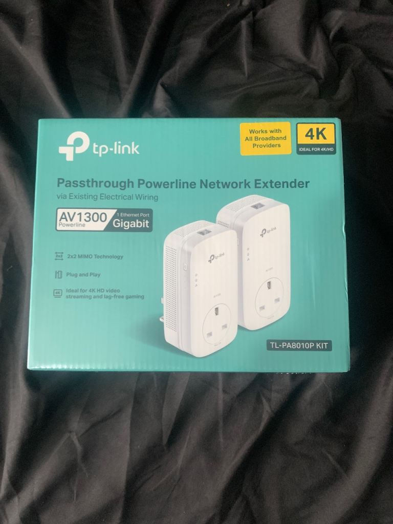 image for TP Link AV130 Passthrough Powerline Network Extender