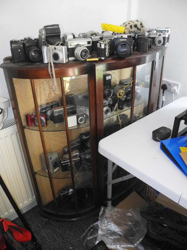 Huge collection of cameras vintage, film, digital